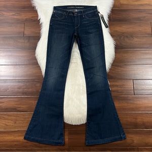 Citizens Of Humanity Womens Size 27 Devote Rocker Ultra Flare Jeans in Title NEW